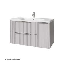 Caprigo Тумба с раковиной RAIN 100 см, правая, серая, эмаль