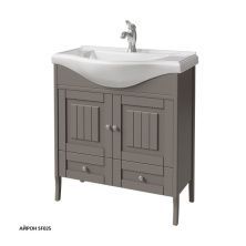 Caprigo Тумба с раковиной GENOVA 80 см, айрон 34412 8