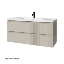 Caprigo Тумба с раковиной TERMIN-Smalty META 120 см, бежевая, эмаль