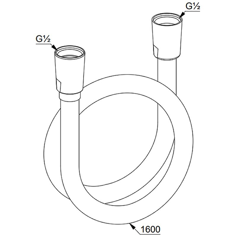 Приобрести kludi suparaflex душевой шланг, 1600 мм, арт. 6107205-00