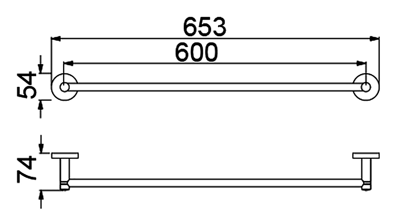Приобрести полотенцедержатель timo saona 13053/03 черный