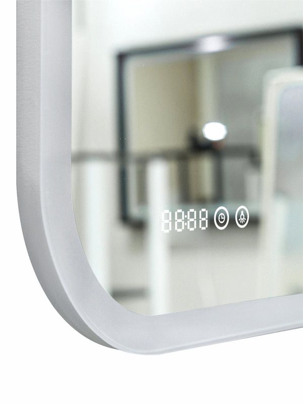 Приобрести continent зеркало с подсветкой bliss 90х70 см, сенсорный включатель, белое