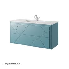 Caprigo Тумба с раковиной TIBET - LOTTO 115 см, голубая, эмаль
