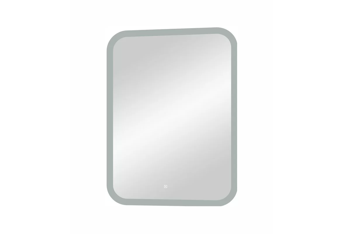 Приобрести continent зеркало с подсветкой glamour 50х70 см, белое