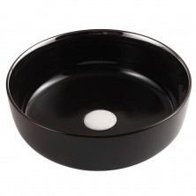 Azario Раковина накладная 38,5х38,5 см, ультратонкая, черная AZ-4003