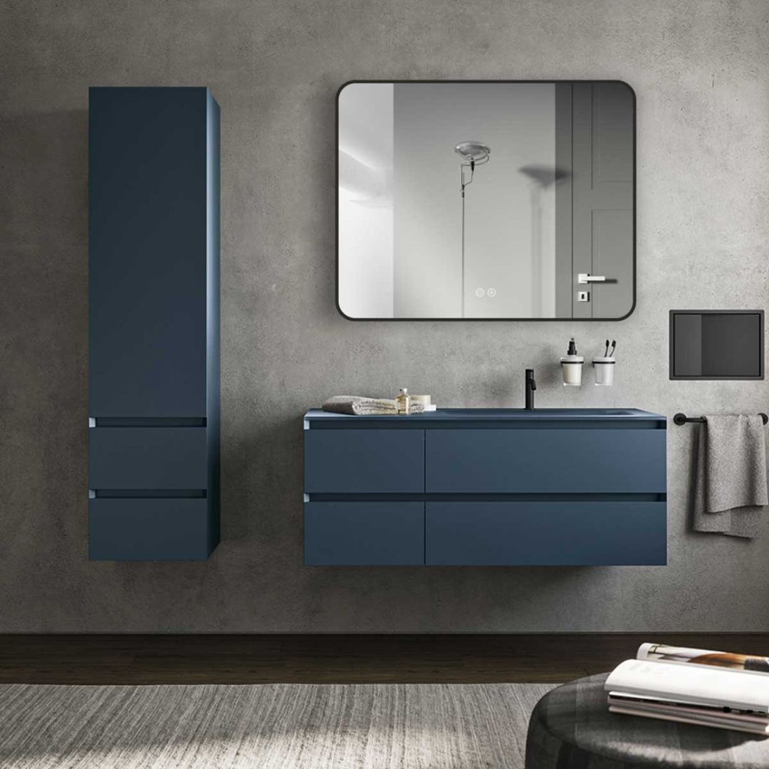 Приобрести vincea зеркало 100х80 см, с led подсветкой, сенсор, диммер, подагрев, черное vlm-3vc100b-2