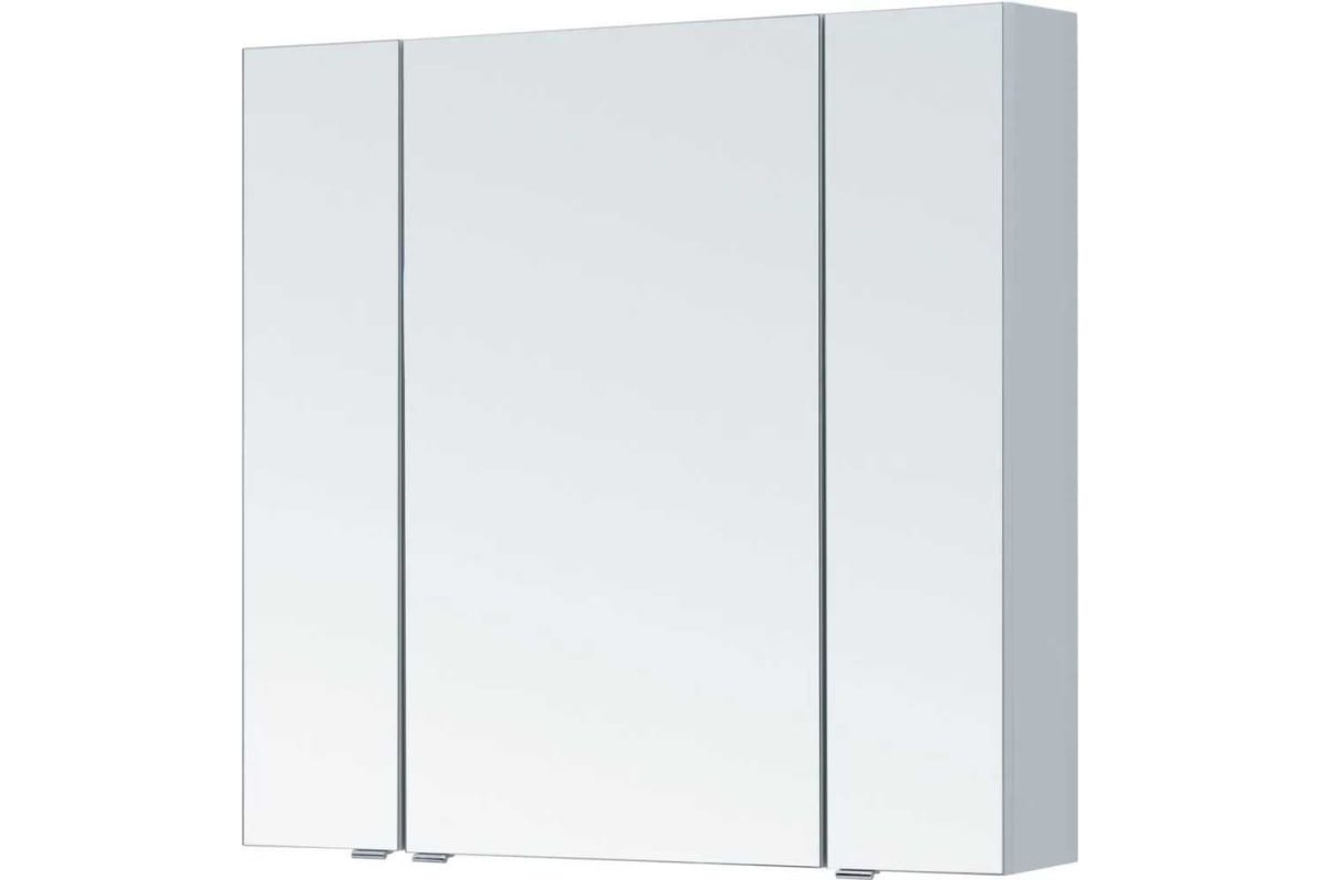 Приобрести aquanet зеркальный шкаф алвита new 90 см, серый