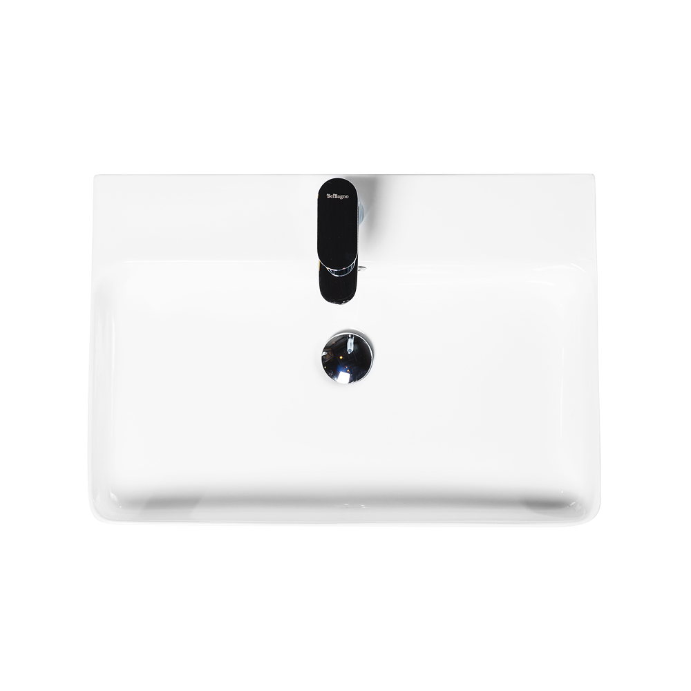 Приобрести belbagno накладная раковина 42х60 см, белая bb1338