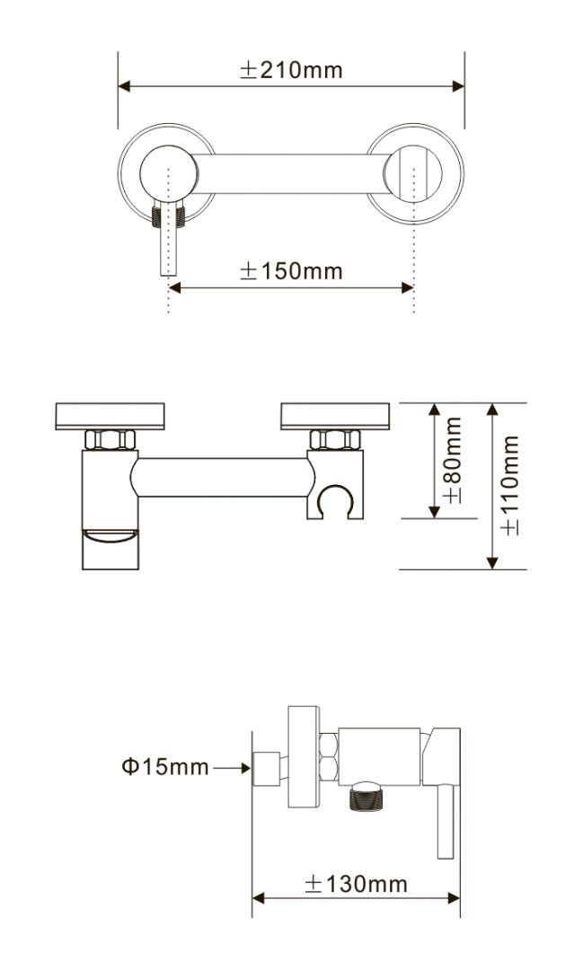 Приобрести hayzburg смеситель с гигиеническим душем, кофеин hb-2006ca