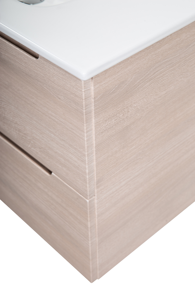 Приобрести belbagno тумба с раковиной etna 100 см, подвесная rovere grigio, белая раковина