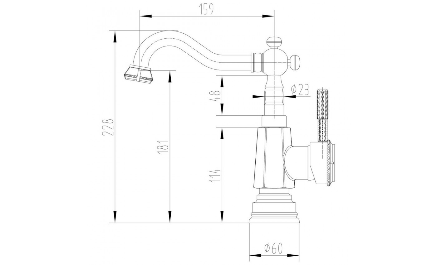 Приобрести lemark смеситель для кухни jasmine, темная бронза lm6604orb