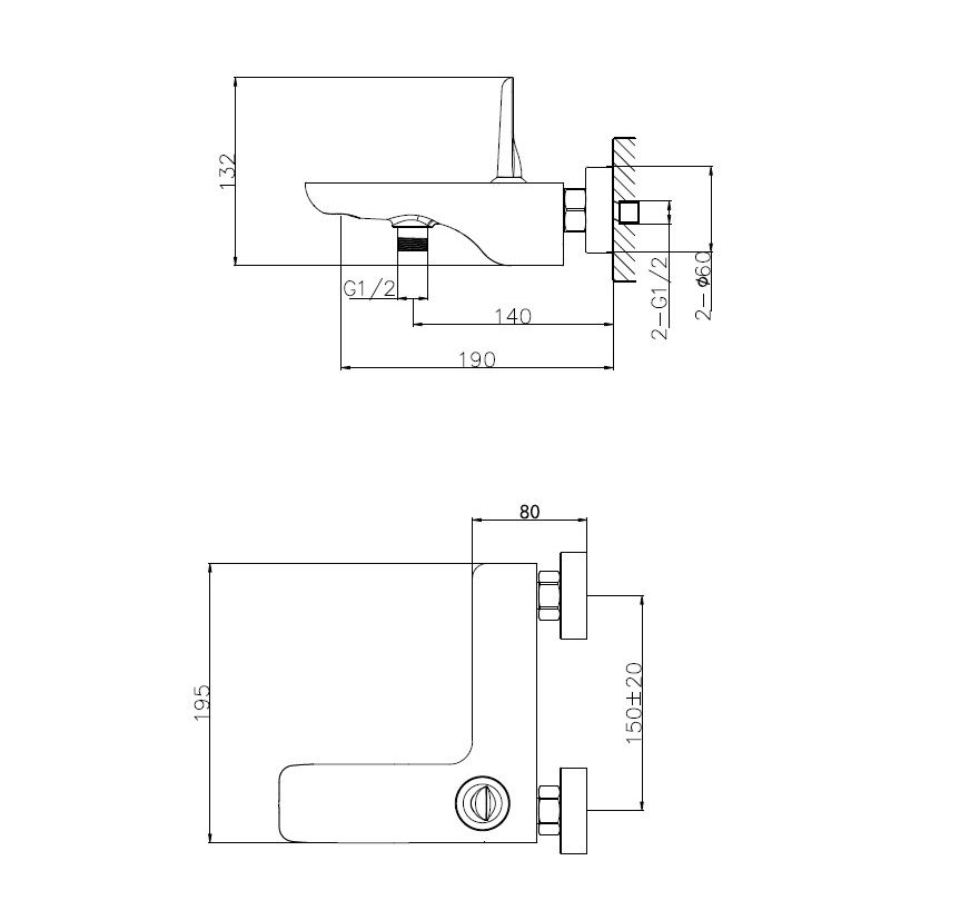 Приобрести смеситель для ванны wonzon & woghand shark, хром (ww-48b3101-cr)