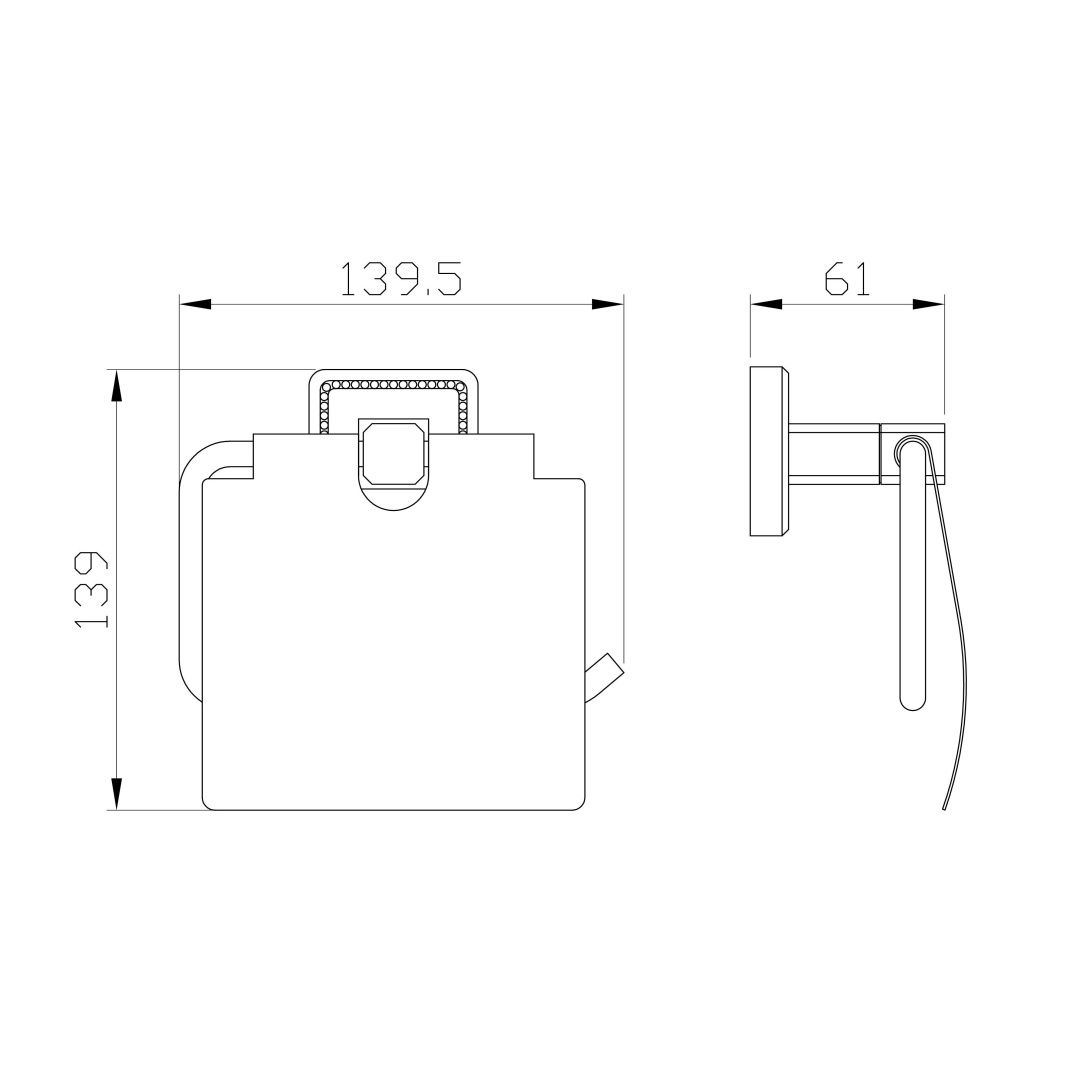 Приобрести держатель для туалетной бумаги с крышкой wonzon & woghand roma, бронза (ww-7226)