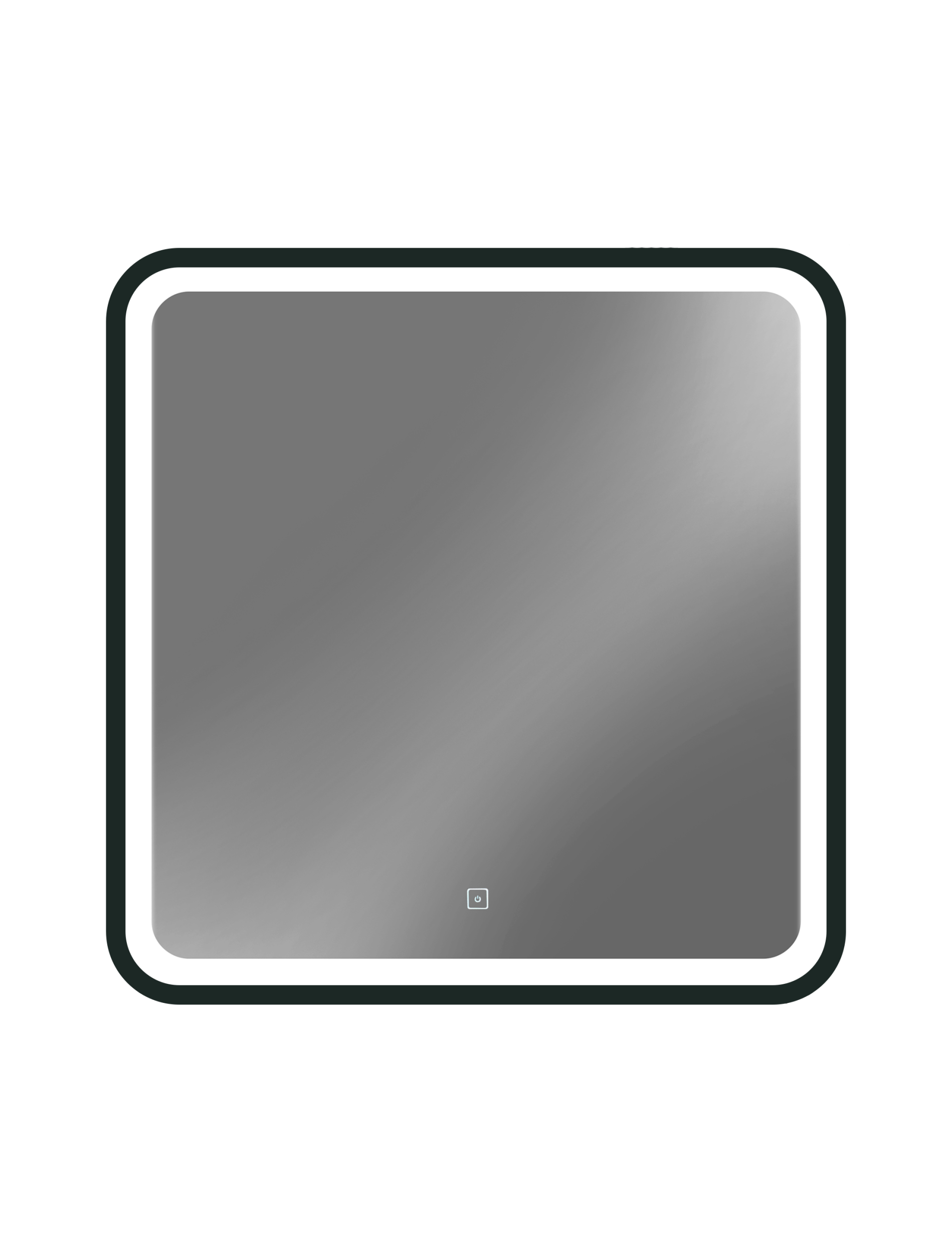 Приобрести mirsant зеркало premier black 80х80 см, с подсветкой ут000070016