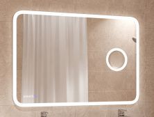 Continent Зеркало с подсветкой Bliss 120х70 см, сенсорный включатель, белое