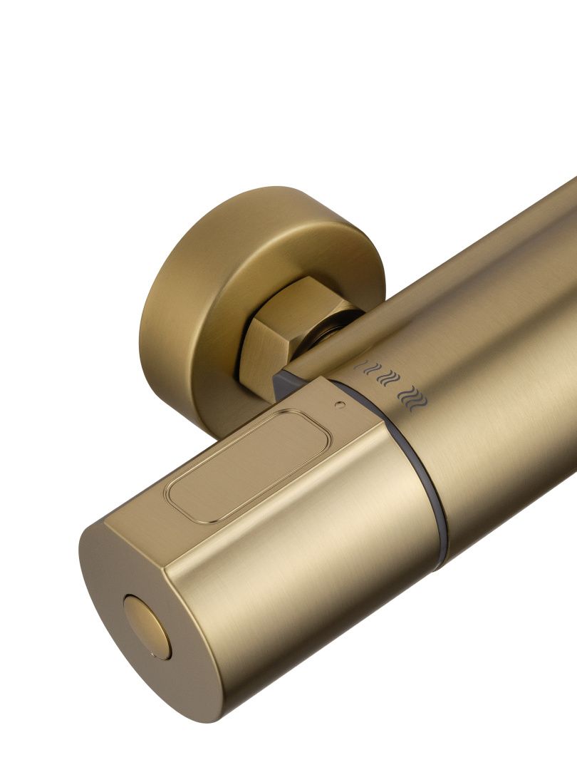 Приобрести смеситель для душа с термостатом wonzon & woghand inn 2, брашированное золото (ww-a2006-a-bg)