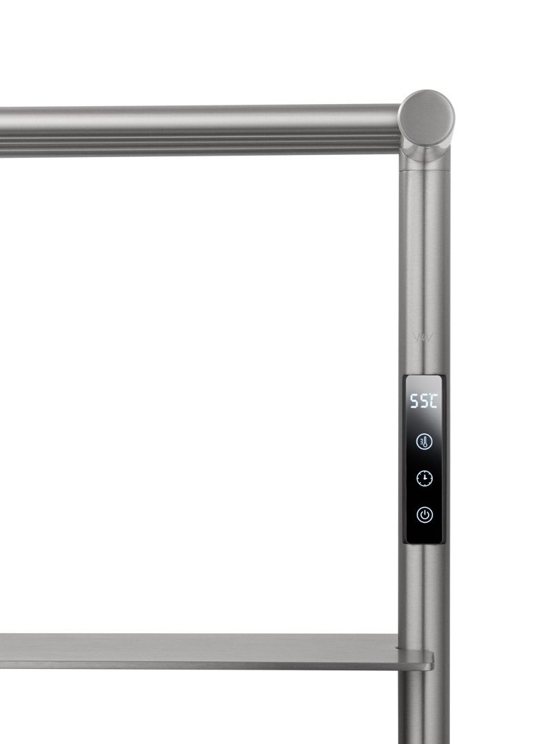 Приобрести полотенцесушитель электрический wonzon & woghand düsseldorf, брашированный никель (ww-a208-br)