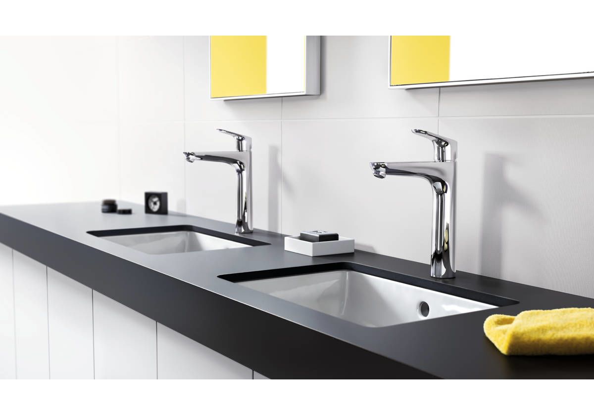 Приобрести смеситель для раковины hansgrohe focus с донным клапаном 31608000