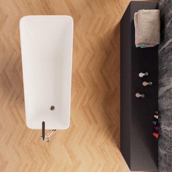 Приобрести frank акриловая ванна f6106 white,170х80 см, отдельностоящая