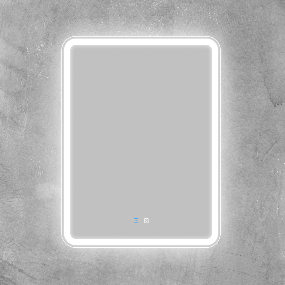 Приобрести belbagno зеркало 60х80 см с голосовым управлением и подогревом spc-mar-600-800-led-tch-snd