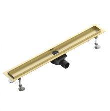 Душевой трап-лоток 80 см WONZON & WOGHAND, Брашированное золото (WW-651800T-BG)