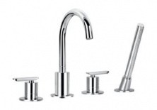 CEZARES Смеситель на борт ванны SIESTA, 4 отверстия, хром SIESTA-F-BVD4-01