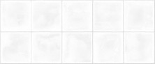 Плитка настенная Gracia Ceramica Mango white square wall 01 250x600 рельефная, белый, 1-й сорт 