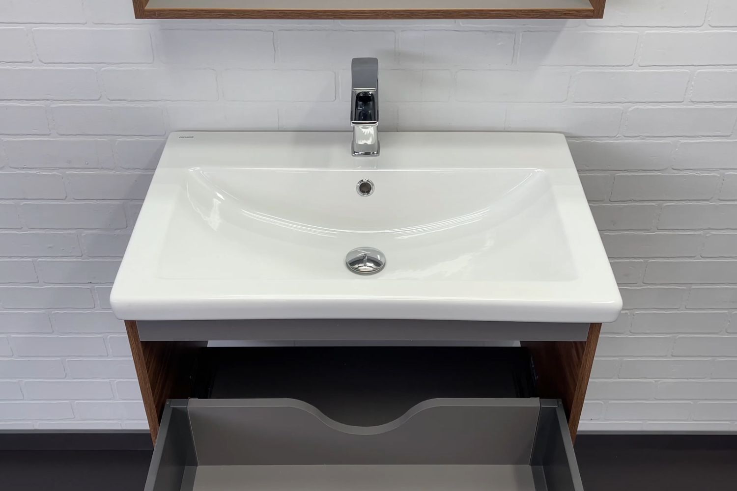 Приобрести сomforty тумба с раковиной томари-70 дуб тёмно-коричневый