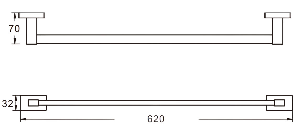 Приобрести полотенцедержатель vieir v5017c черный
