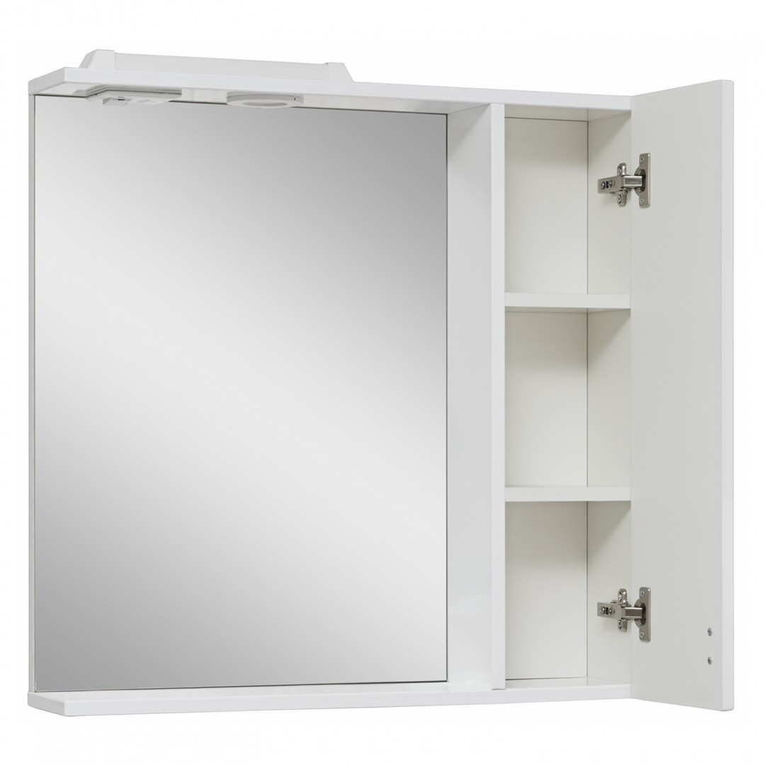 Приобрести зеркальный шкаф ostin 70см. правый