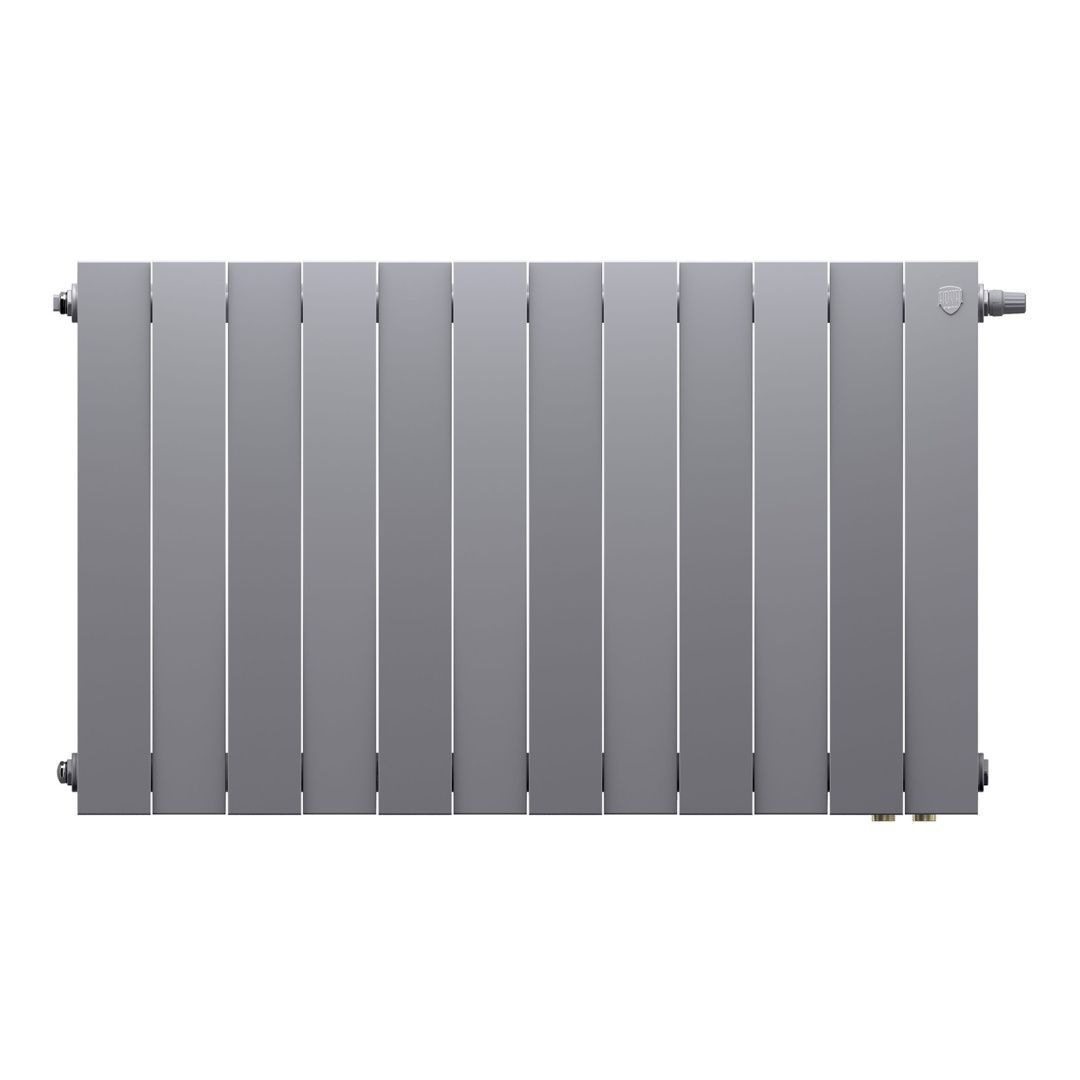 Приобрести royal thermo радиатор биметаллический pianoforte 500 /silver satin ( серебристый ) vdr80 - 12 секц.