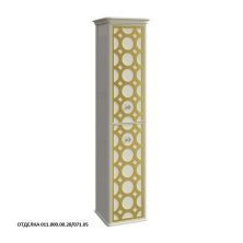 Caprigo Пенал CAPRICE 36 см, левый, слоновая кость/золото, эмаль