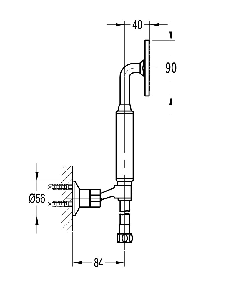Приобрести cezares душевой гарнитур eco-kd-boro