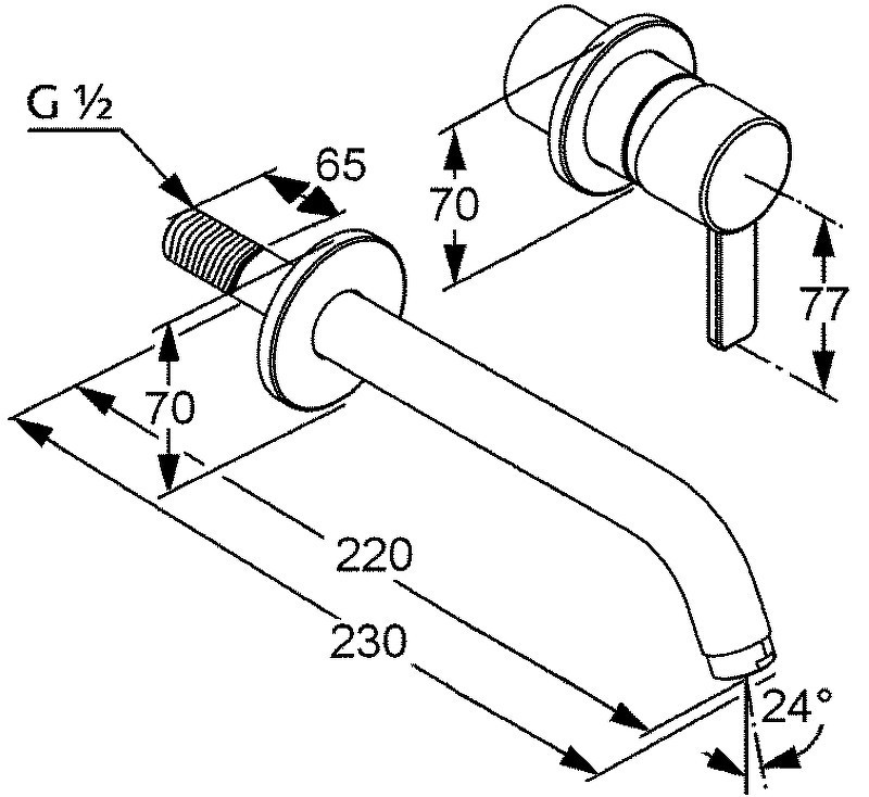 Приобрести kludi смеситель для раковины zenta 110мм, хром 382450575