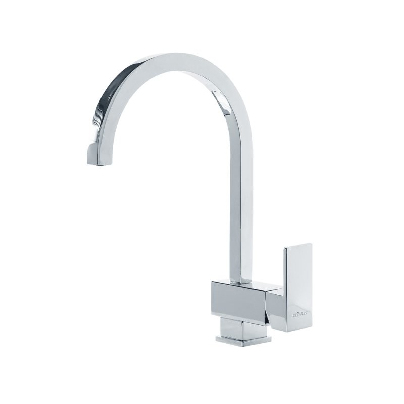 Приобрести cezares смеситель с высоким изливом unika, хром unika-lsm1-a-01-w0