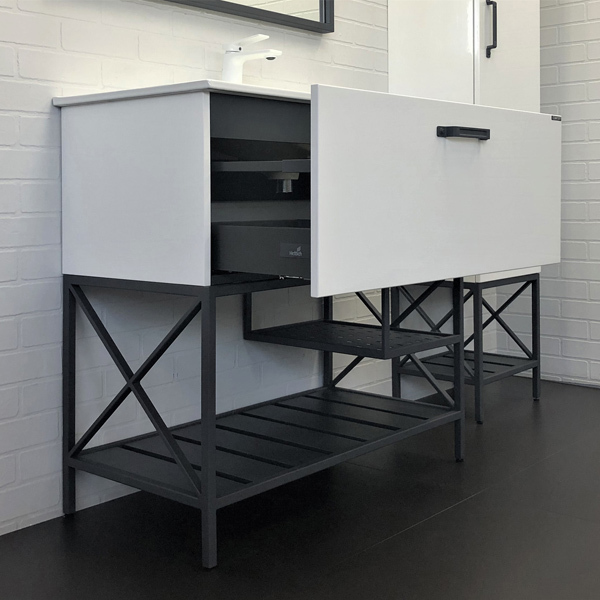 Приобрести сomforty тумба с раковиной бредфорд-90 белый глянец