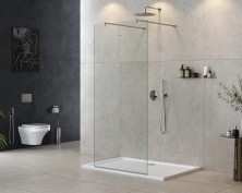 Cezares Душевая перегородка LIBERTA 80 см, хром LIBERTA-L-2-80-120-C-Cr