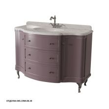 Caprigo Тумба с раковиной IMPERIO 120 см, коричневая, эмаль