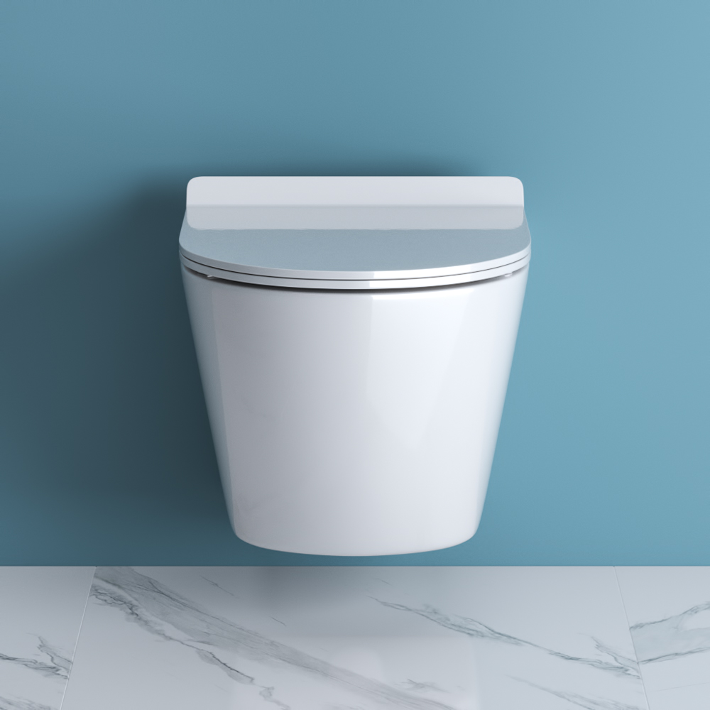 Приобрести belbagno унитаз безободковый подвесной sfera-r с сиденьем дюропласт, микролифт, белый bb046chr/bb2111sc