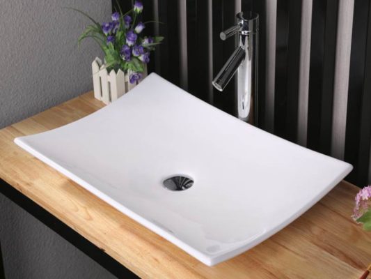 Приобрести раковина накладная ceramalux 67 см 78123в