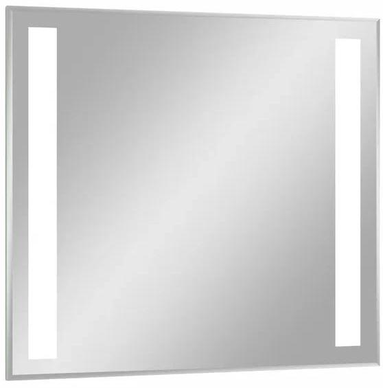 Приобрести continent зеркало с подсветкой премьер люкс 75х68 см, белое