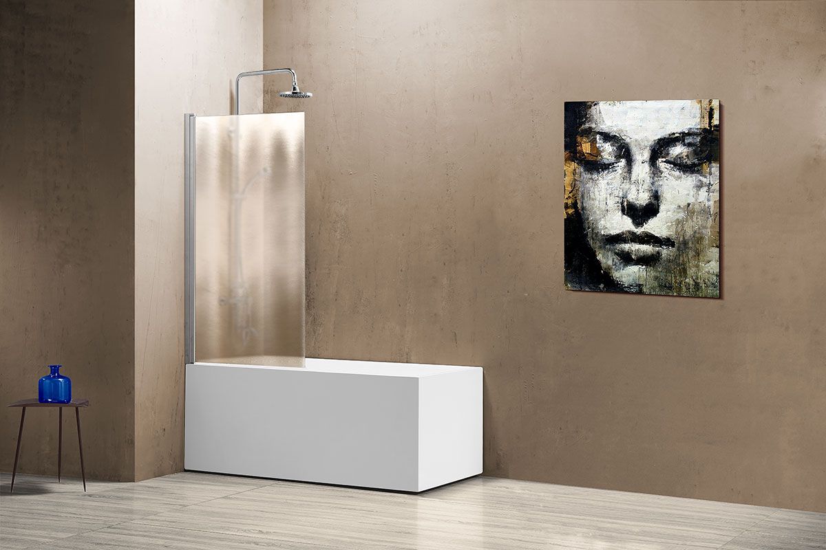 Приобрести vincea шторка на ванну 80 см, текстурное, хром vsb-11800ch