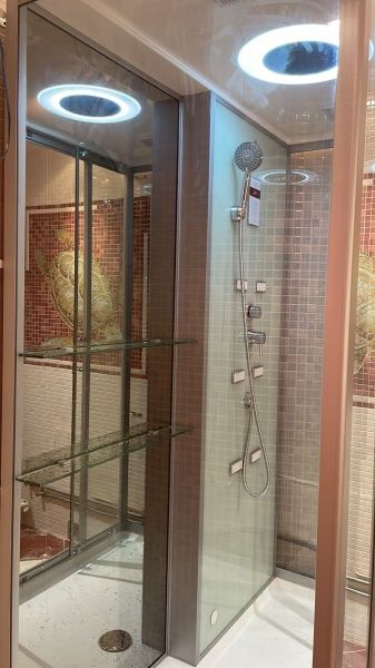 Приобрести frank душевая кабина f504-1, прямоугольная, пристенная