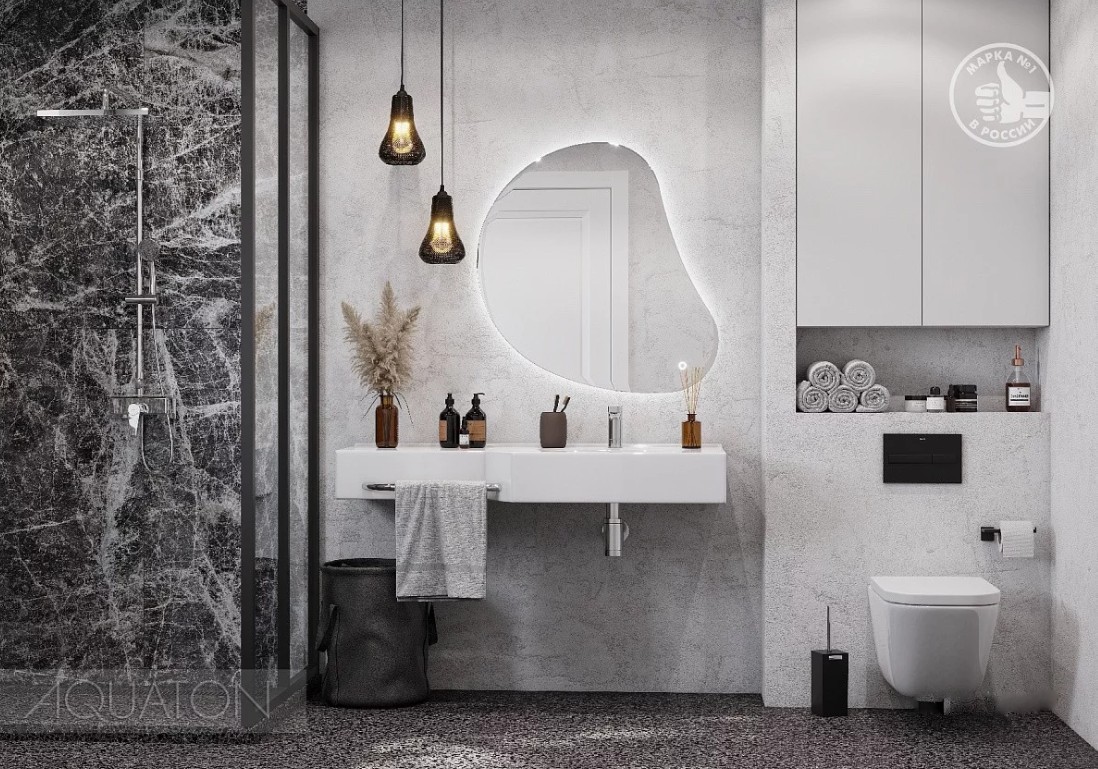 Приобрести зеркало акватон венто 94х90 см, 1a260902vo010