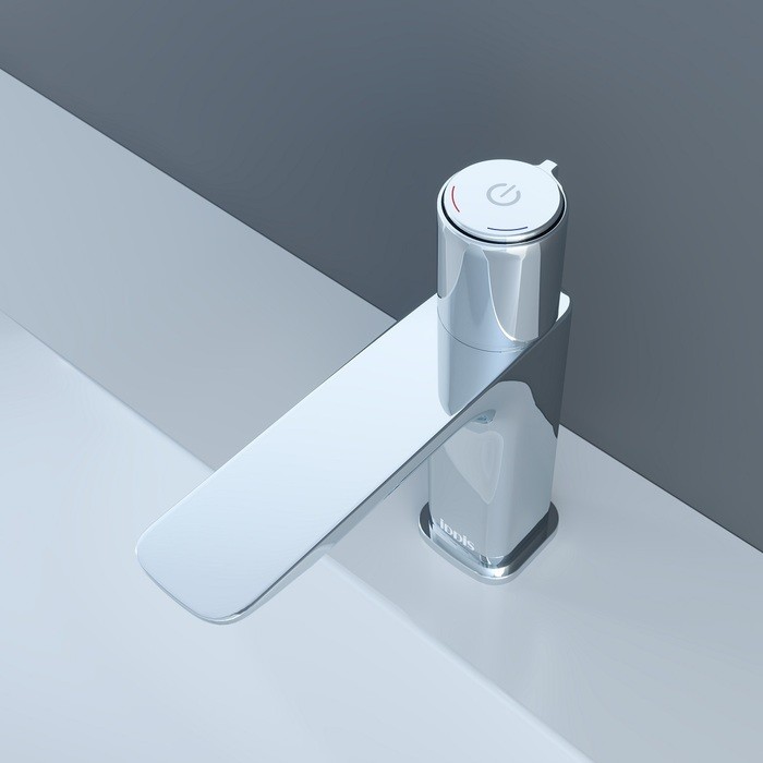 Приобрести iddis смеситель для раковины slide push control 182мм, хром slisbbti01