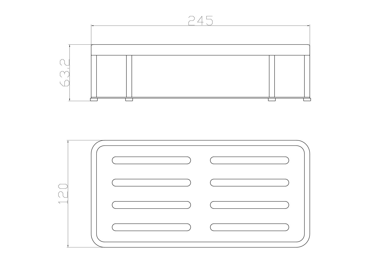 Приобрести полка для ванной wonzon & woghand, темный графит (ww-4131-bgm)
