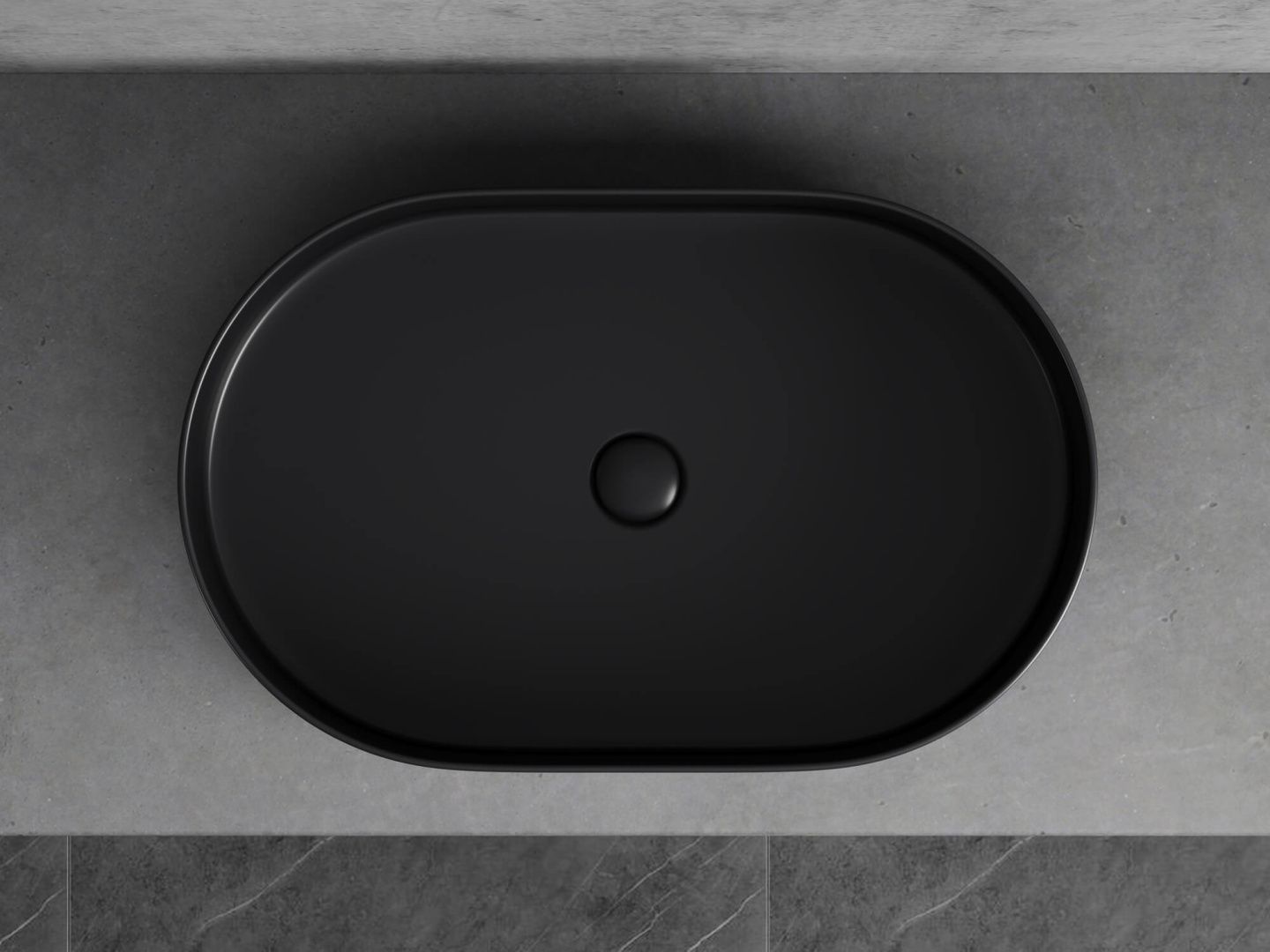 Приобрести hayzburg накладная раковина чаша 60х38 см, черная матовая hb-0036mb