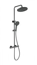 Душевая система с термостатом WONZON & WOGHAND INN 1, Темный графит (WW-B3013-T1-BGG)