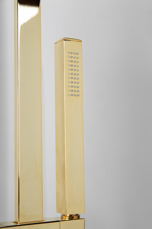 Приобрести cezares душевой гарнитур unika, золото czr-l-sd-03/24