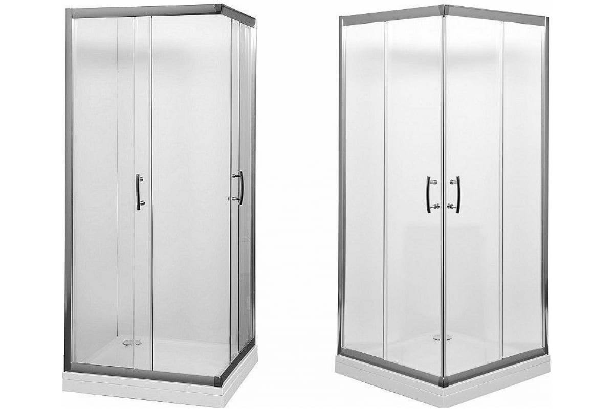 Приобрести aquanet душевое ограждение alfa cube naa1142 90x90, прозрачное стекло